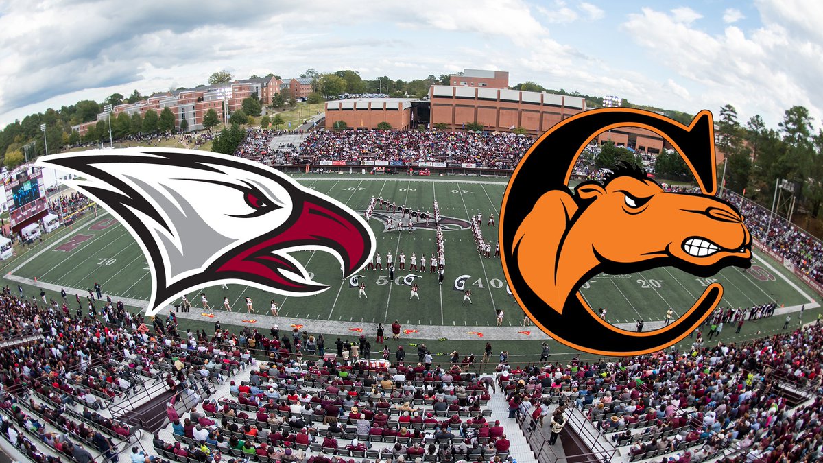 NCCUAthletics's tweet photo. Thanks to a 2-year agreement, @NCCU_Football &amp; Campbell will meet on the gridiron for the first time in the fall.

Oct. 1, 2022 in Buies Creek
Sept. 30, 2023 in Durham

#EaglePride | #EagleEra 
@MEACSports https://t.co/ftPiPHWz3Q
