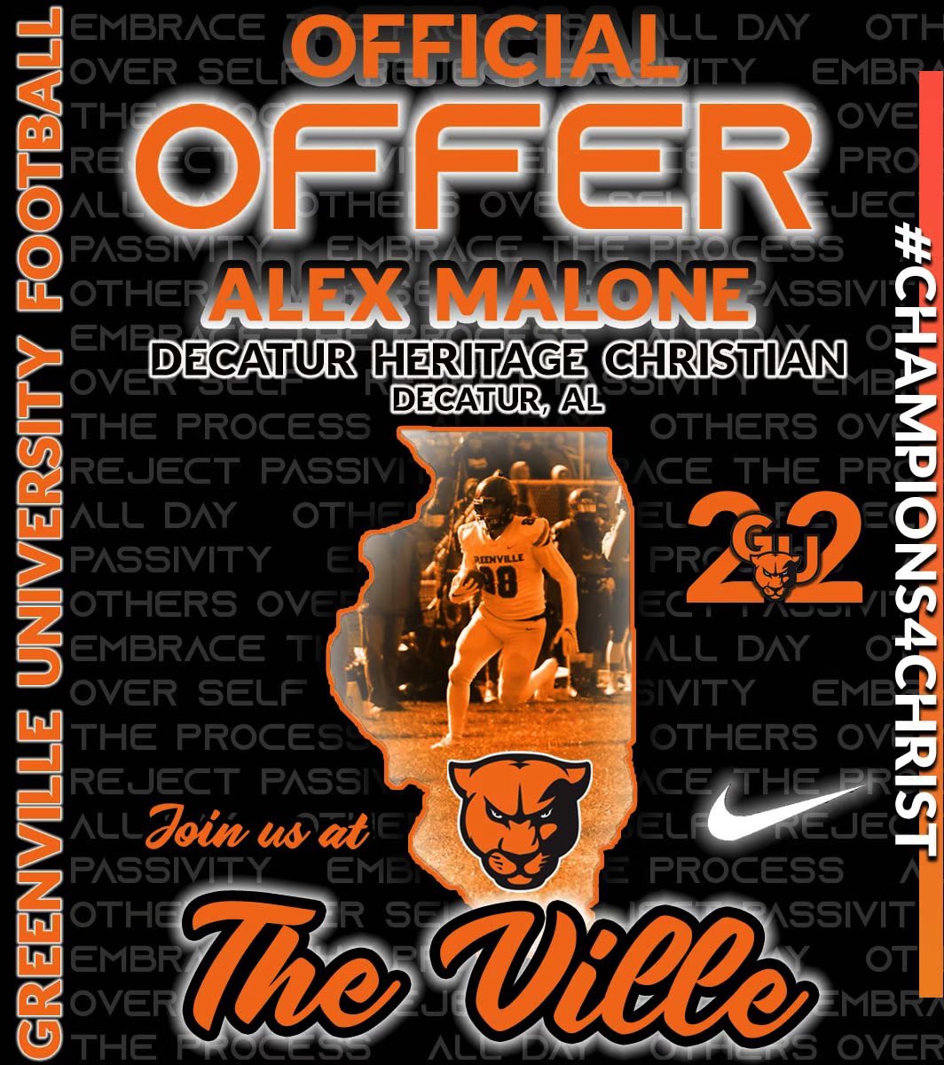 Blessed to receive an offer from Greenvile University #TGBTG #PurpleReign <a href="/CoachMattOgle/">Matt Ogle</a> <a href="/EMAPFootball/">Greenville University Football</a>