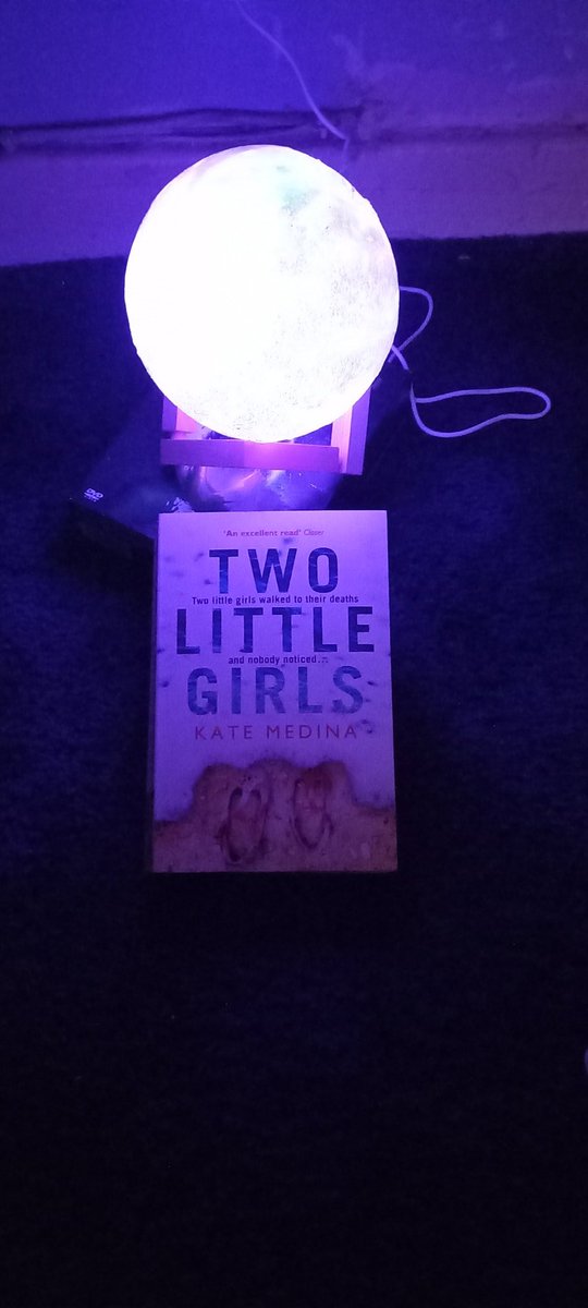 smbslt's tweet photo. Concentration is off again so put my current read to one side and trying this. #book #TwoLittleGirls #author #KateMedina #beatthebacklog #crimefiction #HarperCollins and how beautiful is my wee #moonlight π #gift some people are the sweetest. Thanks Harry and Janet β₯οΈπ₯°π xxx https://t.co/eOEov1NGva