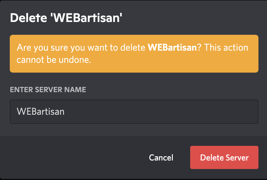 WebArtisanPW's tweet photo. Press F to pay respects. Hoy RIP el servidor de Discord https://t.co/iPp7EZMYsR