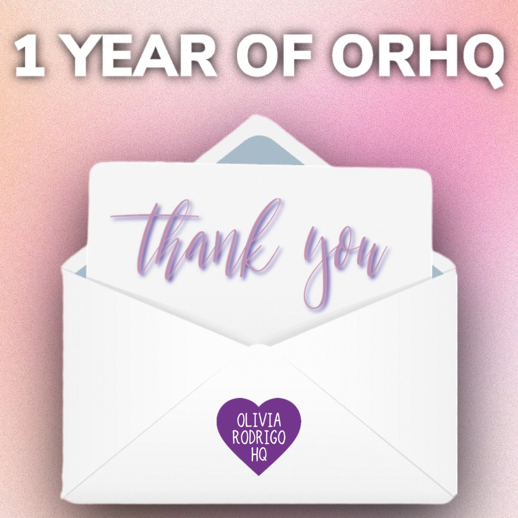 OliviaRodrigoHQ's tweet photo. Happy Birthday to US!  We’ve spent the last year updating everyone on Olivia and her crazy debut year. So eternally grateful for everyone who joined our community this year. 18K and constantly growing! WE LOVE YOU! #HappyBirthdayORHQ 🎉💜😭 https://t.co/X9SnZExL7J