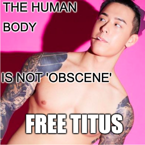 GustavoTurnerX's tweet photo. The human body is not 'OBSCENE'
Hey Singapore — FREE TITUS
Free @tituslow22 #FreeTitus
https://t.co/SKwwFEQWs7 https://t.co/Kz56b5axif