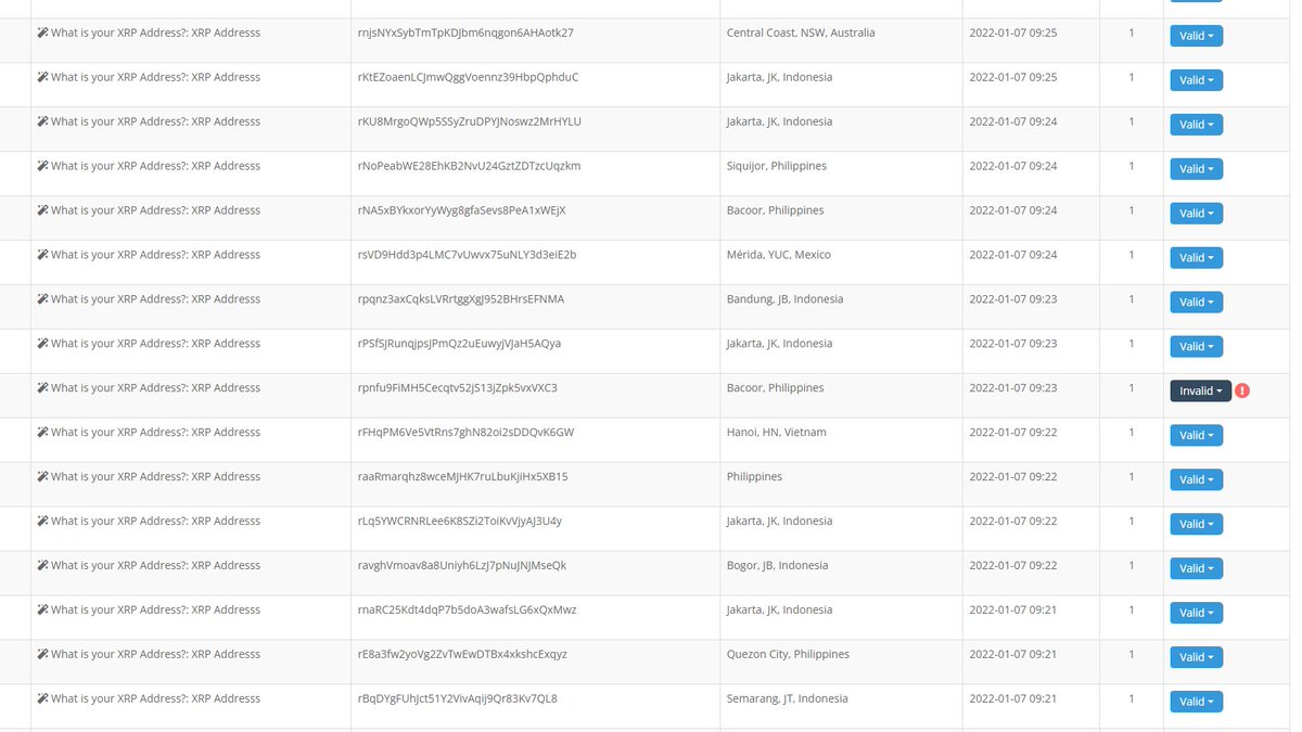 Does anyone have this kind of issue?

Don't worry we will still make an assessment on your inputs! Rest assured that everyone can receive the airdrop.
