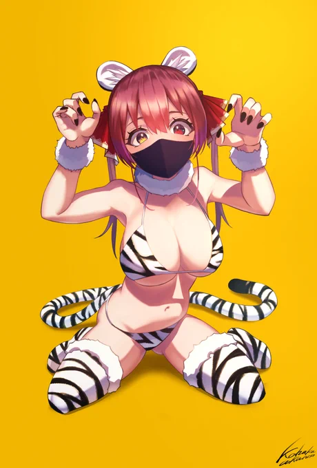 Gao Gao!🐯❤️‍🔥🏴‍☠️
#マリンのお宝 