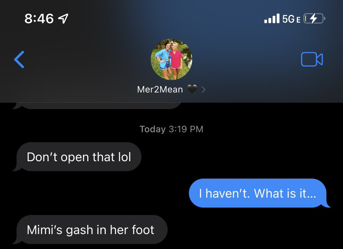 bmalicoat23's tweet photo. @MerBear_M is always looking out for me and my weak stomach 😂 every single time this happens I get a heads up lmao https://t.co/fbBLZYBer2