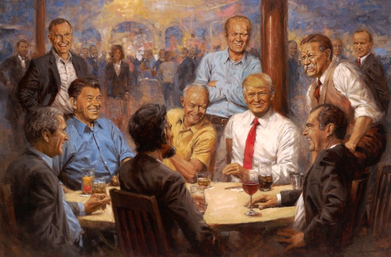 @sneedworth2000 Honestly if you got every Republican Presidential Nominee and Trump in a room, they probably would have all gotten along except the Bushes and Trump maybe. Obviously, every Republican would have a Clique, but they probably would have gotten along.