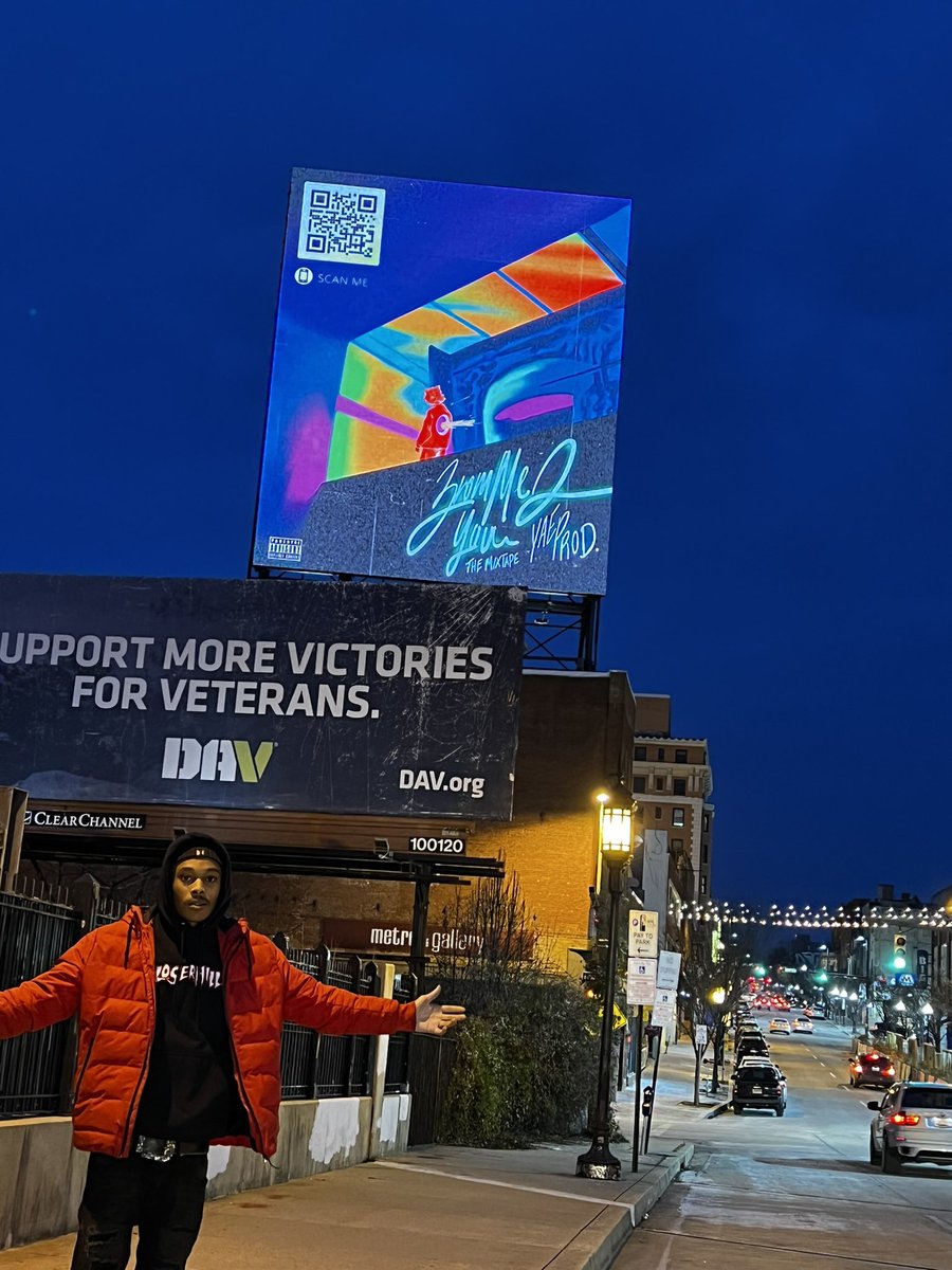 YaeProd's tweet image. It’s Crazy Looking up at yourself on a Billboard…. From Me 2 You 🪀💕Dropping 1/13/22