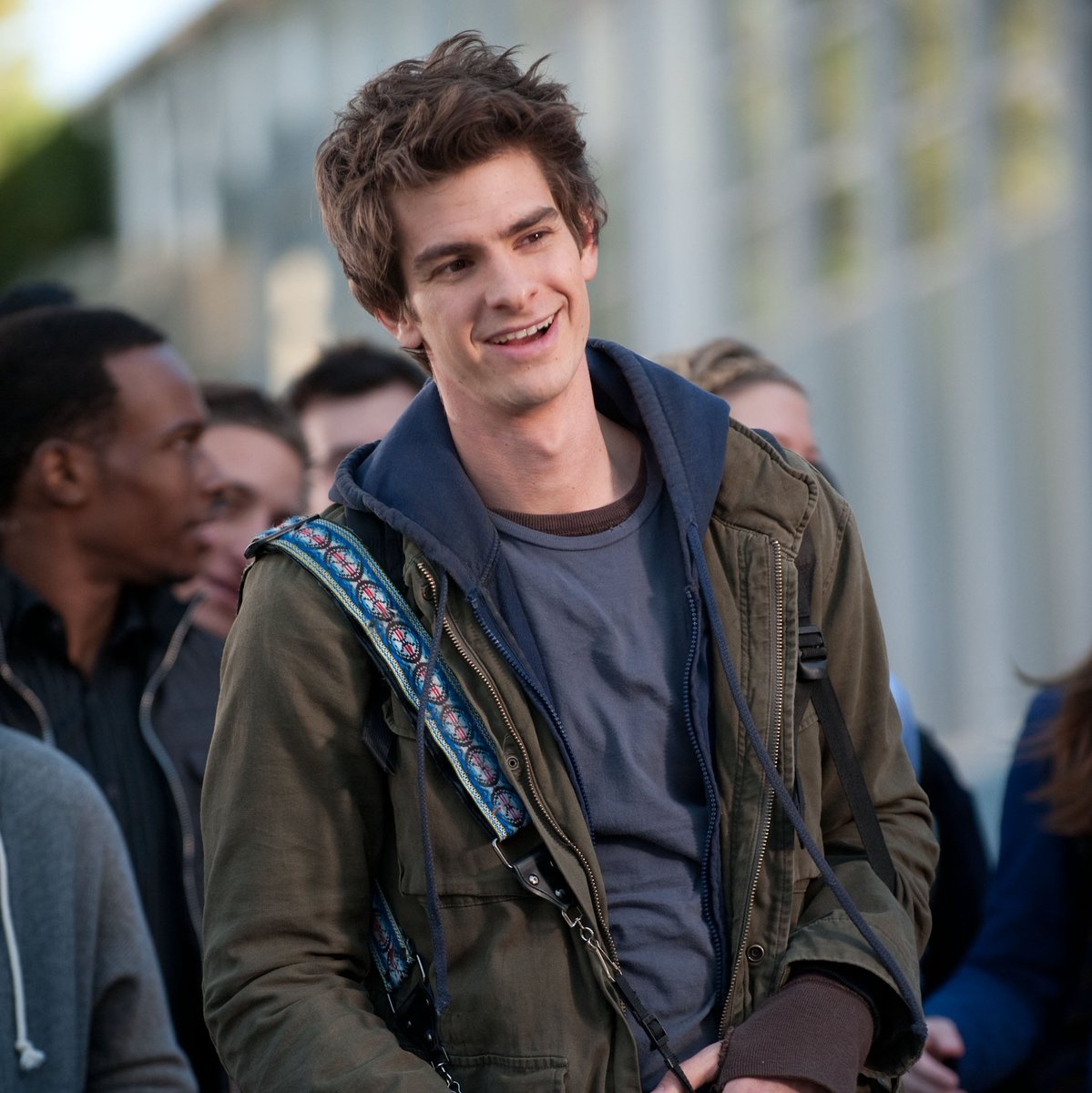Garfield_BRA's tweet photo. ANDREW GARFIEEEEEEEEELD

"Há uma fala que improvisei no filme, olhando para [Tobey Maguire e Tom Holland] e eu digo a eles que os amo. Aquilo era apenas eu amando eles." https://t.co/4szxGZq119