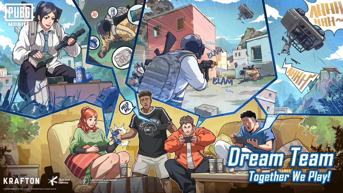 PUBGMOBILE's tweet photo. We invite you all to share your 📜 #PUBGMOBILE stories of 2021 for a chance to win a permanent outfit! 😁 

Read more about this event here: 
🔗  https://t.co/BKhzyl4gAo

#pubgm4year #pubgmdreamteam https://t.co/hxqTmZKd0d