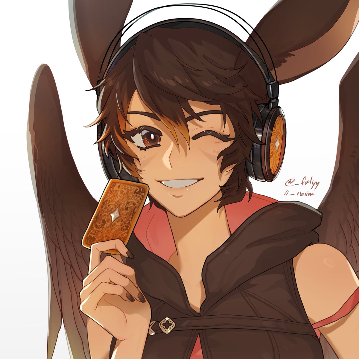 _rbiim's tweet photo. Commission for @SenjaBlackthorn !!! 🐰 https://t.co/6NnLZBv9Dc