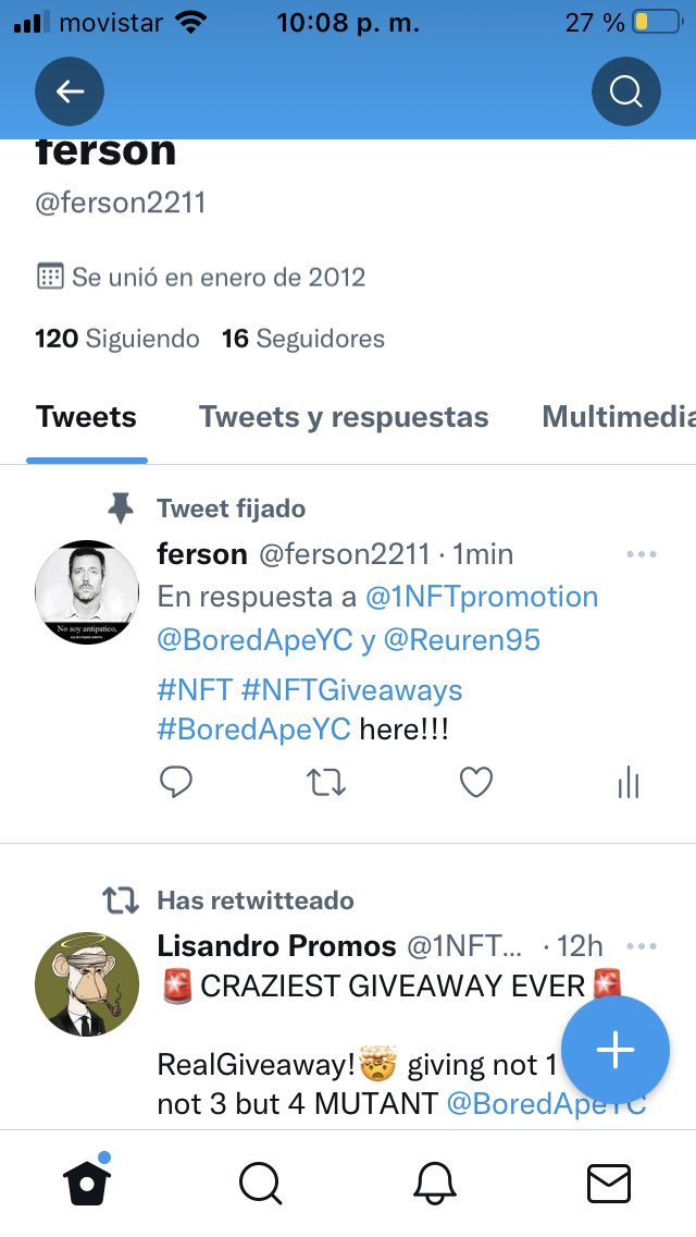 ferson2211's tweet photo. @1NFTpromotion @BoredApeYC @Reuren95 Pinned! https://t.co/yiBxdod6sv