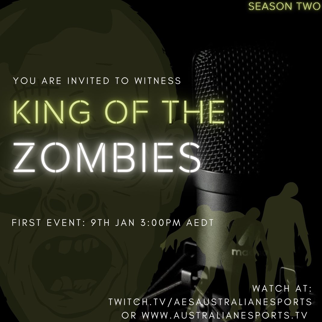 ArchieBobby1's tweet photo. #KingOfTheZombies is back ya’ll, you haven’t heard?? 

LIVE&amp;FREE to view! Don’t miss out on witnessing the first tournament of the second season🔥Returning in fullforce on Vanguard, competitors must bring their A game🤑

https://t.co/1e65dBADVq
https://t.co/ESXo66MWsu https://t.co/rzvZdmSWfu