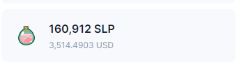 btc_pancake's tweet photo. Just bought 1 ETH worth of SLP. I'm going to be a genius or an idiot. Only time will tell 😅 https://t.co/OqQ9pcAjxj