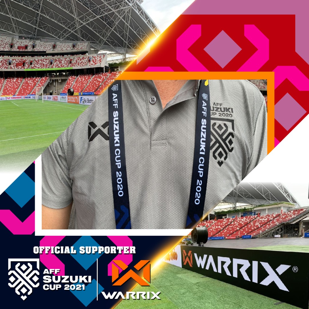 warrixsg's tweet photo. WARRIX 
AFF Suzuki Cup 2020 Official Match Ball &amp; Kit Supplier

TEAM CORPORATE ORDER NOW!
Yu https://t.co/jvOYabuAAf https://t.co/uJ36PcCneP