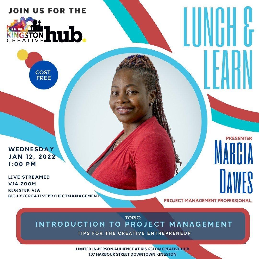 Rallyprincess's tweet photo. Here's what @kingstoncreativehub have for you for their first Lunch and Learn for 2022; Intro to Project Management! A great topic to start the year!
What does the process entail? Where do you start? How do you stay sane when it gets chaotic?  Register at
https://t.co/d4SHZHDBkL https://t.co/ERwsLDzzmL