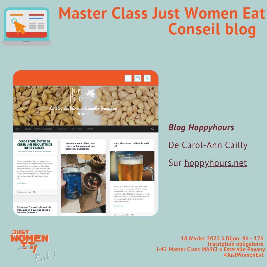 HugolGential_Cl's tweet photo. #JustWomenEat #Blog 

Amatrices et amateurs de bières, bonjour ! 
Aujourd’hui on parle du passionnant @hoppyhoursblog de Carol-Ann Cailly, qui met en avant le milieu de la bière, sa diversité et met à disposition de nombreuses ressources à lire et partager https://t.co/wAKOrknVxo