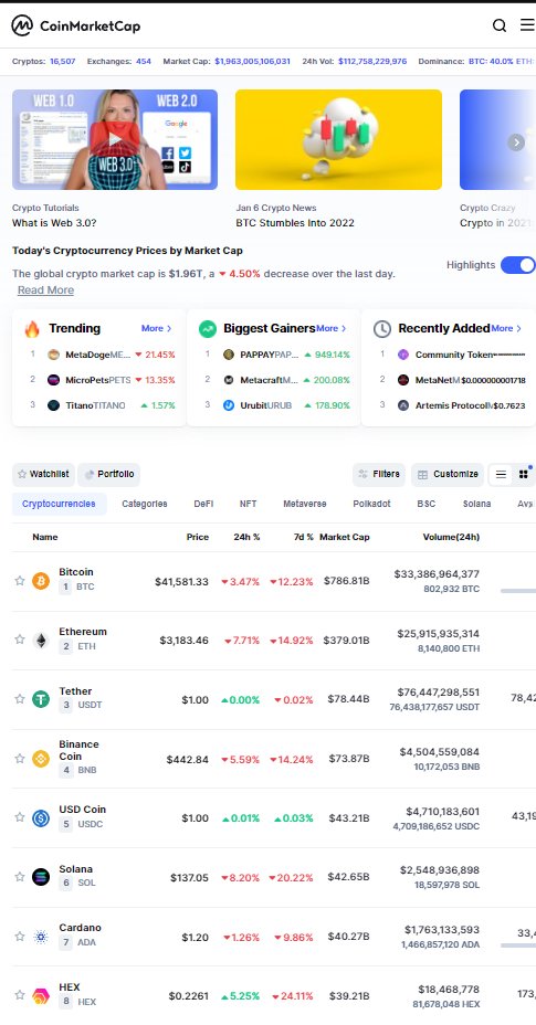 How long will HEX.com be on the front page for coinmarketcap this time? My guess, 15 minutes.