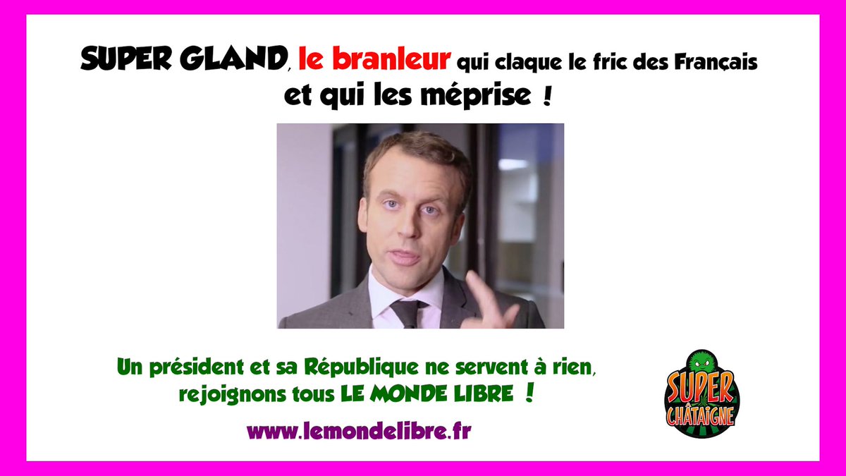 SuperChataigne's tweet photo. Le #MONDELIBRE C'est ici que ça se passe maintenant les copines : https://t.co/D9qAKLdPPU ! https://t.co/1Kyav4QJLk