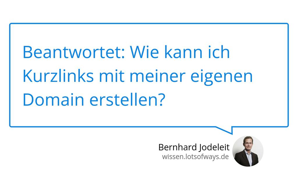 Link Shortening Plugins für WordPress greifen an einer sehr empfindlichen Stelle ein, nämlich beim Verarbeiten von URLs. Da ist Vorsicht angesagt.

Beantwortet: "Wie kann ich Kurzlinks mit meiner eigenen Domain erstellen?"
▸ lttr.ai/rKJK

#Websites #Kurzlinks