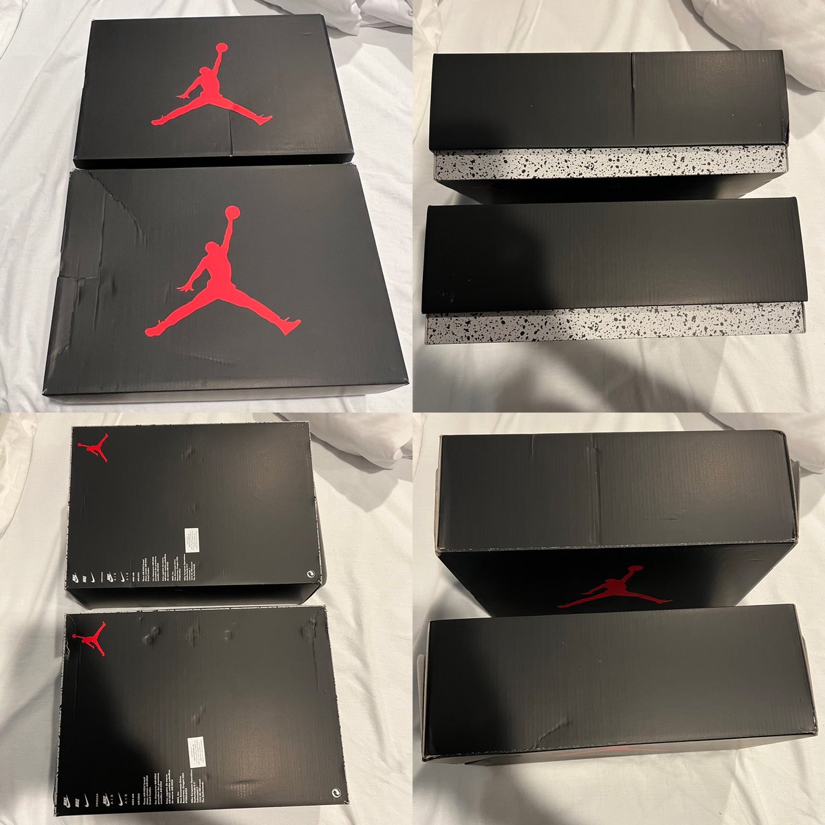 mizzybebz's tweet photo. @stockx Hi, can you please check and confirm if these two boxes will pass authentication? Shoes are in perfect condition. https://t.co/HpcwbxSJoO