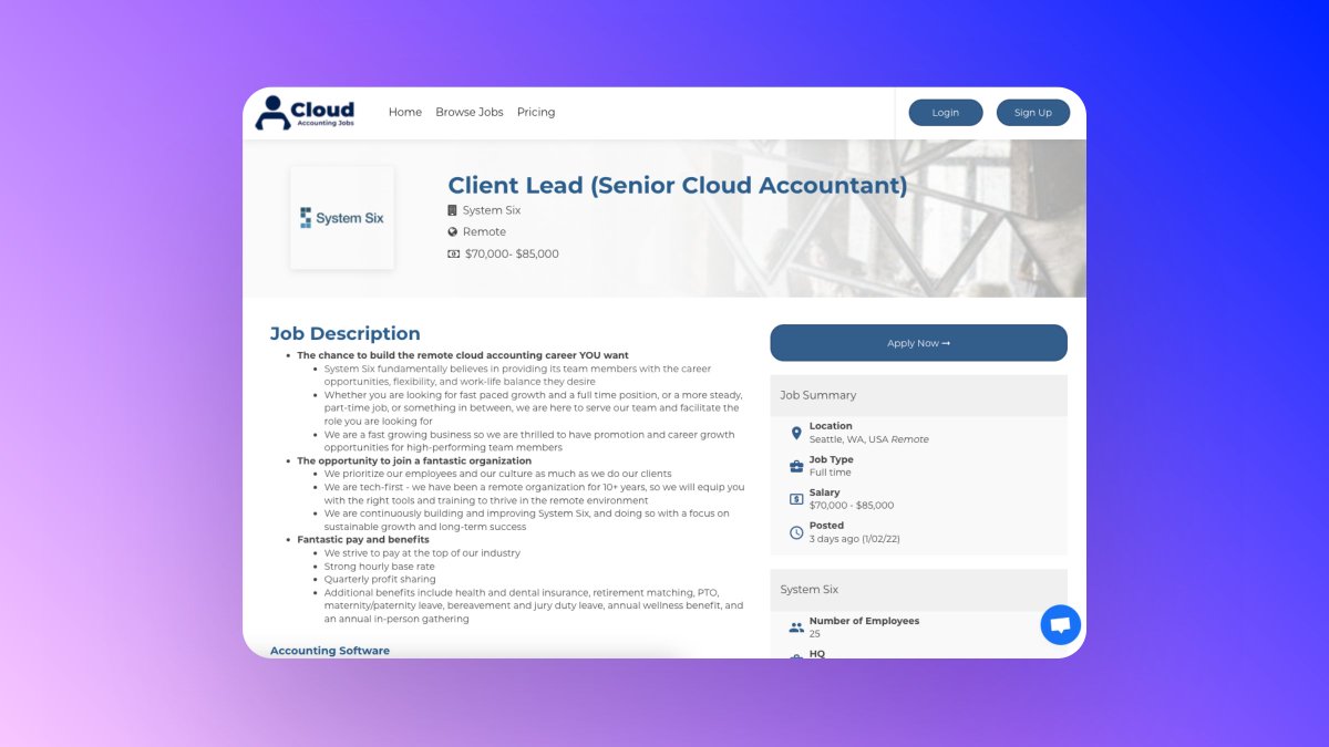 This is a soft, 'just ship it' launch. 

What's the ask?

If you're hiring an accounting related role, create as many free posts as you like. Go nuts. 

Then criticize as much as you like and share your notes so we can keep making improvements :)