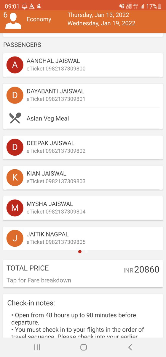 deepakjass's tweet photo. @airindiain Please check my email ID is deepakjass@gmail.com and contact no is 9816720007 I had booked tickets for 8 as covid is bursting and lockdown is on every where it's not sensible to go and if flights are non refundable can you guarantee us our return https://t.co/MHfP5G7fSD