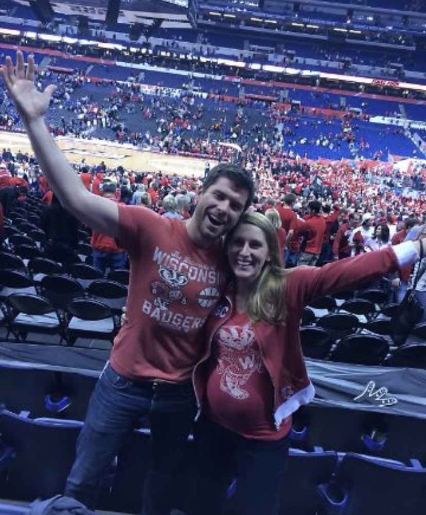 melissahjohnson's tweet photo. Good to be back! #onwisconsin @BadgerMBB flash back to 2015 final four https://t.co/R5prdEir8P