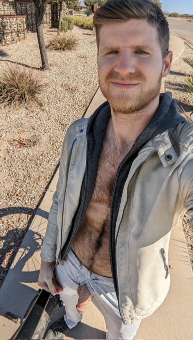 Went for a stroll around the neighborhood ? #gays #gaycock #gayexhib #teamexhib #gayhairy #gayotter #gayoutdoors
