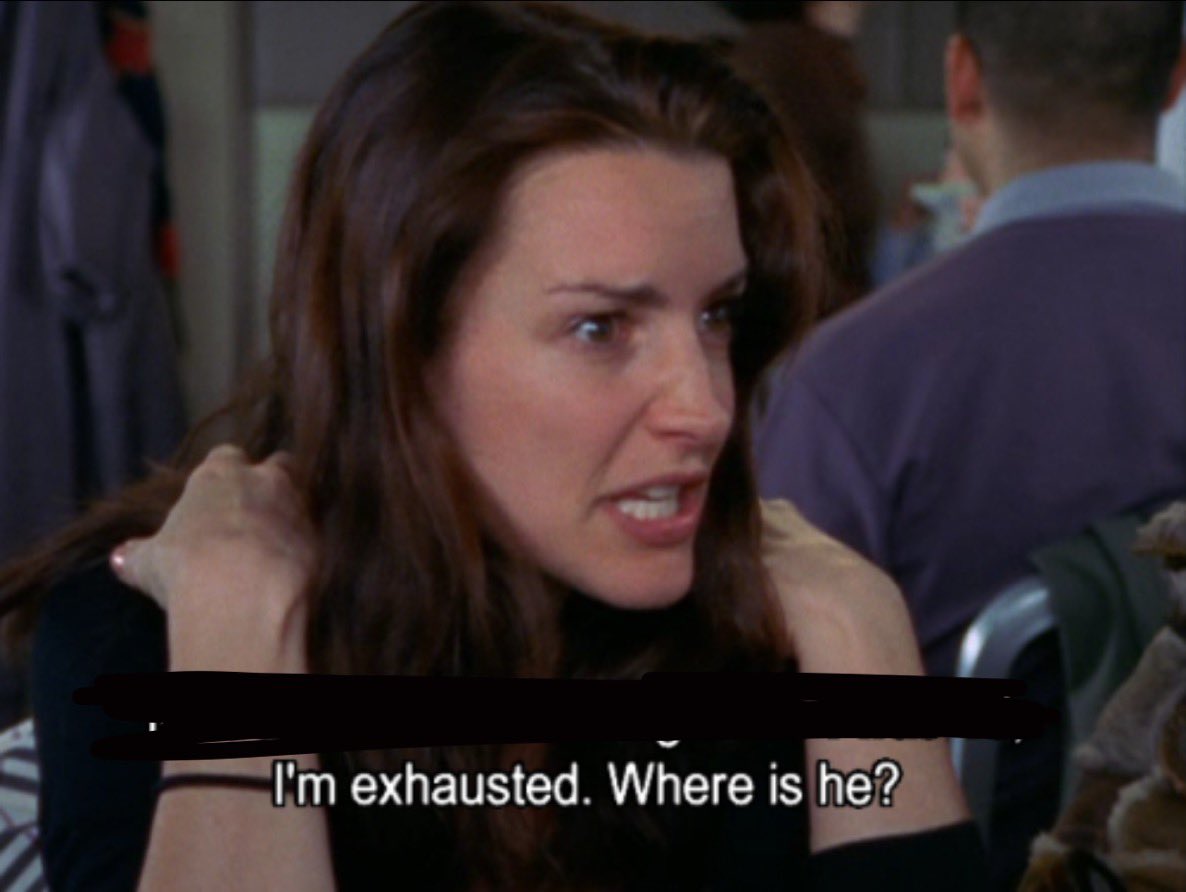 me waiting for aidan to show up in #AndJustLikeThat