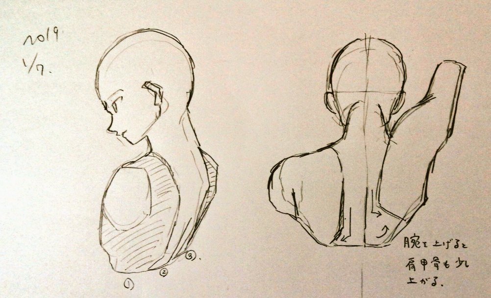 #一日一模写Ⅱ 19/365
一部、ふるいけゆうじ様イラスト参照 