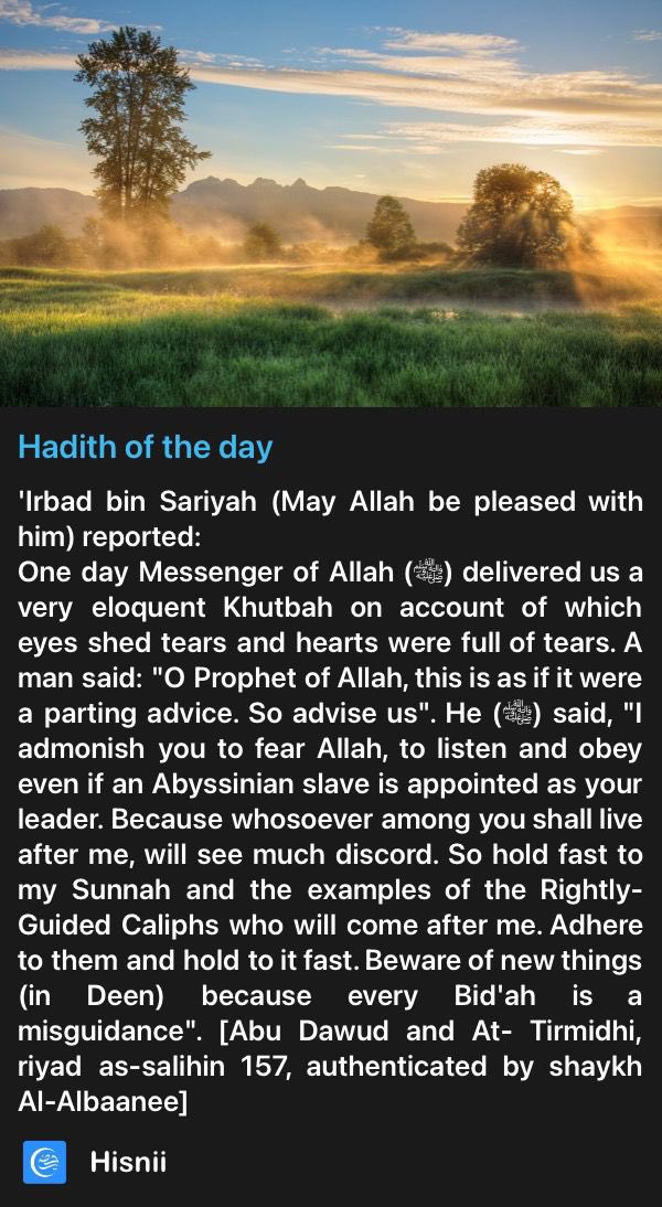 el_uthmaan's tweet photo. Hadith of the day. https://t.co/7T0b2YWOI1
