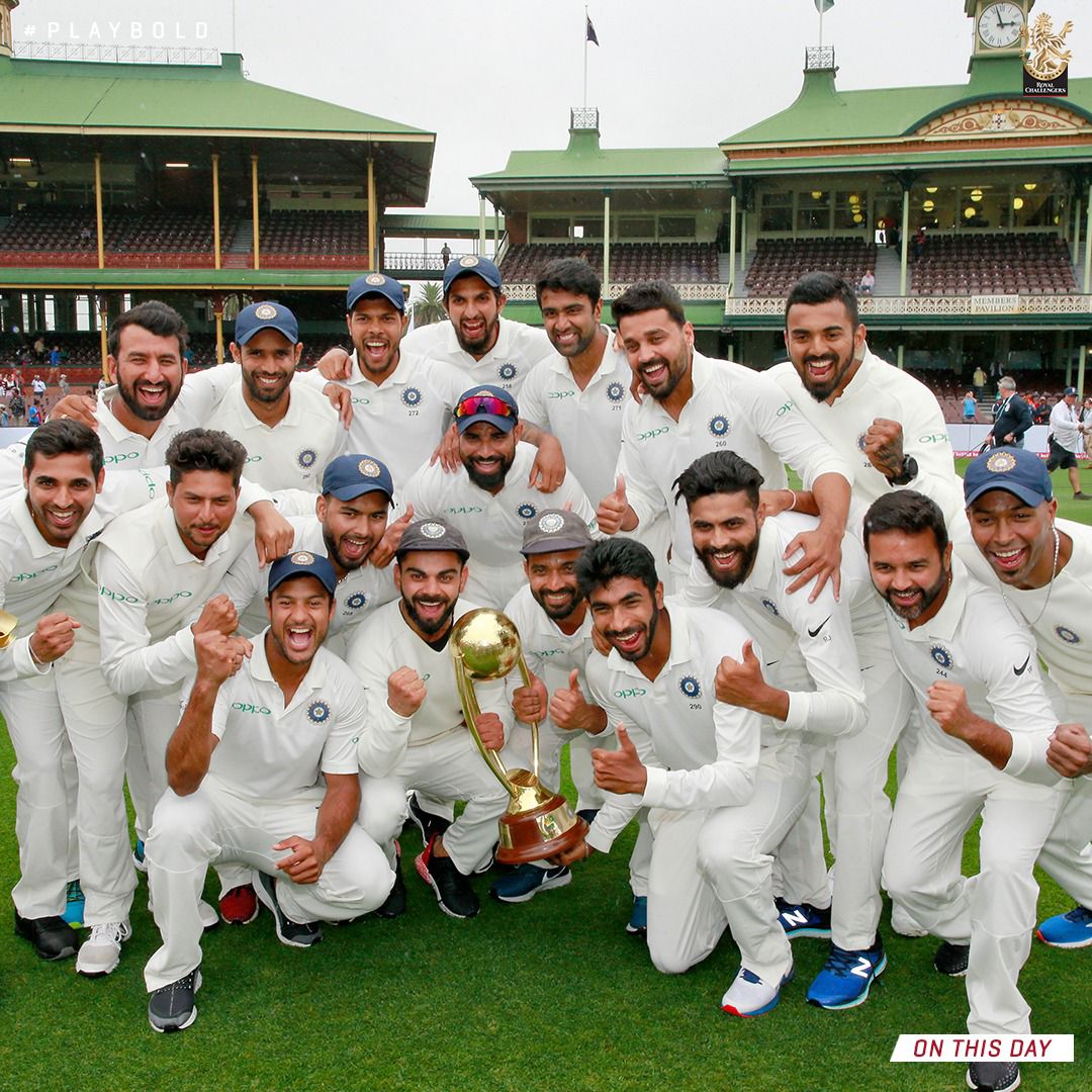 nileshvirat18's tweet photo. #OnThisDay in 2019
India 🇮🇳 become First Asian team to win Test series in Australia under Captain Kohli
#ViratKohli #BGT19
#TeamIndia https://t.co/ZlBToyAoBd