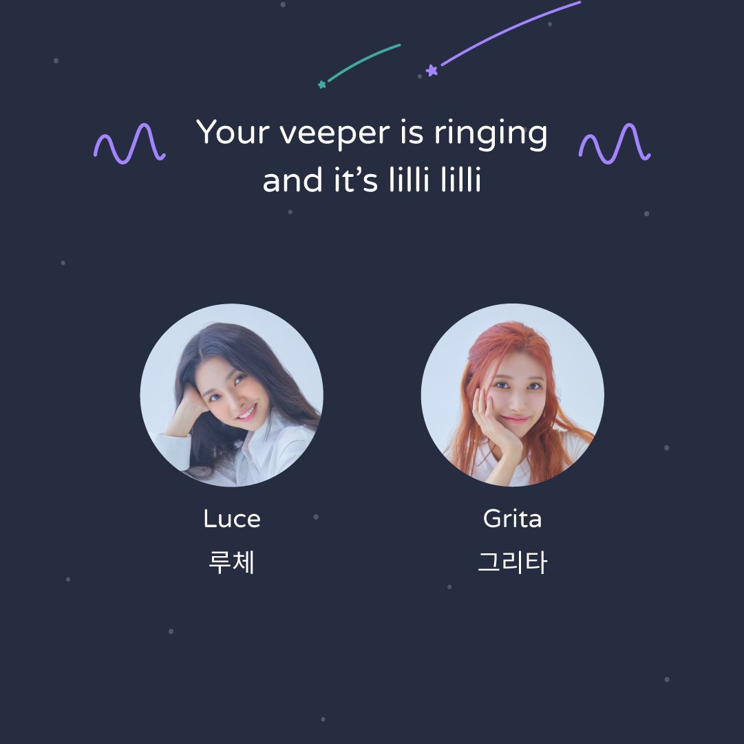 veeper_official's tweet photo. Your veeper is ringing and it's @lillililli_twt! 🤩 

Listen into the daily lives of lilli lilli on veeper. Subscribe to each member you want to listen to! 

Go to https://t.co/weaNW0DBII or search “veeper” on the App Store or Google Play to download the app!

#veeper #lillililli https://t.co/ICMX99g2ot