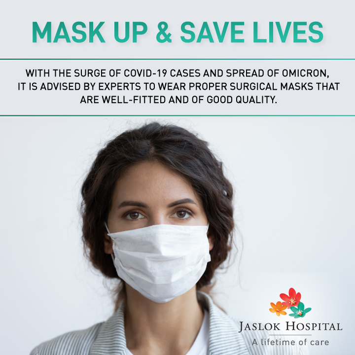 With the sudden rise in #COVID19  cases and the imminent threat of #Omicron , it is more crucial than ever to follow proper protocols. 
One of them is wearing an appropriate mask of good quality that is well-fitted at all times when out in public.

#COVID19India #OmicronVirus