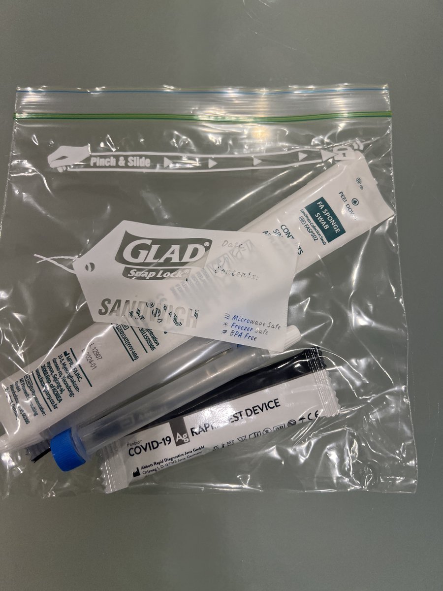 JulSmall's tweet image. Bought these 2 RATs at #chemistwarehouse in Bondi Beach for $22 each test. Why are they in a glad sandwich bag and not a box? And I thought the franchise wasn't selling for &amp;gt; $10? #COVID #NSWHealth