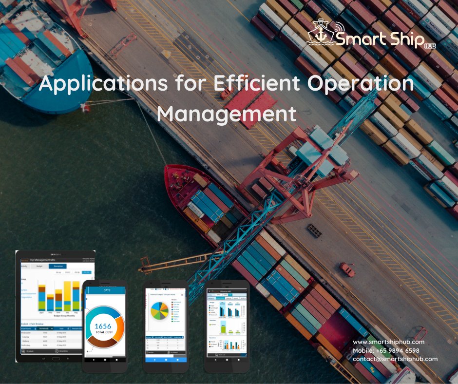 Smart Applications lead to timely &amp; efficient decision-making by vessel and shore personnel. Detailed Reports, Charts, Graphs, Trendlines available 24x7. 
smartshiphub.com/highlights/dig…
#maritimeindustry #shippingindustry #smartshipping #enterpriseapplications #remotemanagement