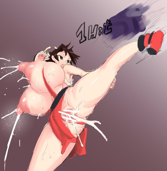 MUGEN世界でクロマルとバトルファックを楽しむ舞の落書き 