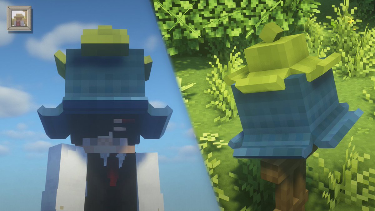 ikuyuk_'s tweet photo. [JAVA] ~
since #moondropcraft is going to take a long time to be officially finished, I made  a small CIT wearable pack for everyone to use!

~ I hope everyone enjoys using this pack til' Moondrop is finished 💕 ☁️

Ikuyuk's Hats [demo] :
https://t.co/A8NLFeHmf4 https://t.co/Ck0MCglVLs