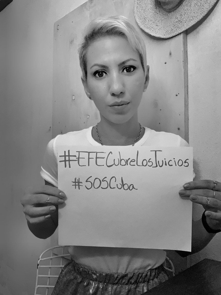 Estamos aún a tiempo de lograr que la prensa extranjera acreditada en #Cuba cubra los juicios de los presos políticos.
Varios familiares y activistas se han sumado ya a la campaña #EFECubreLosJuicios #SOSCuba.
Apoyémoslos.