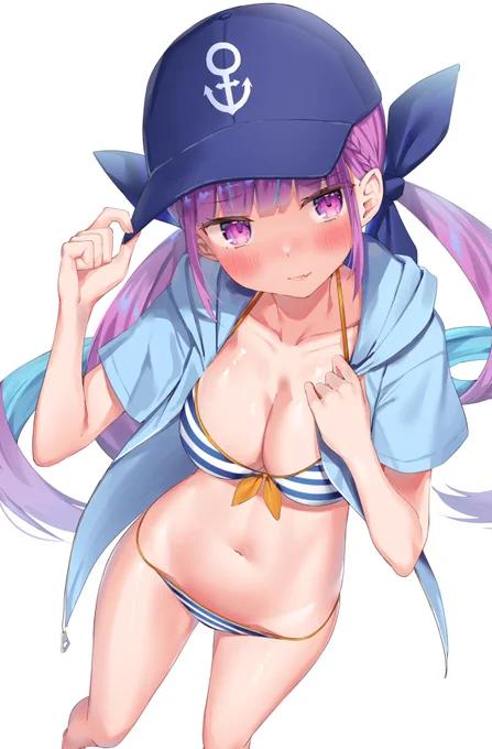 あてぃし～ #冬だけどホロ水着 