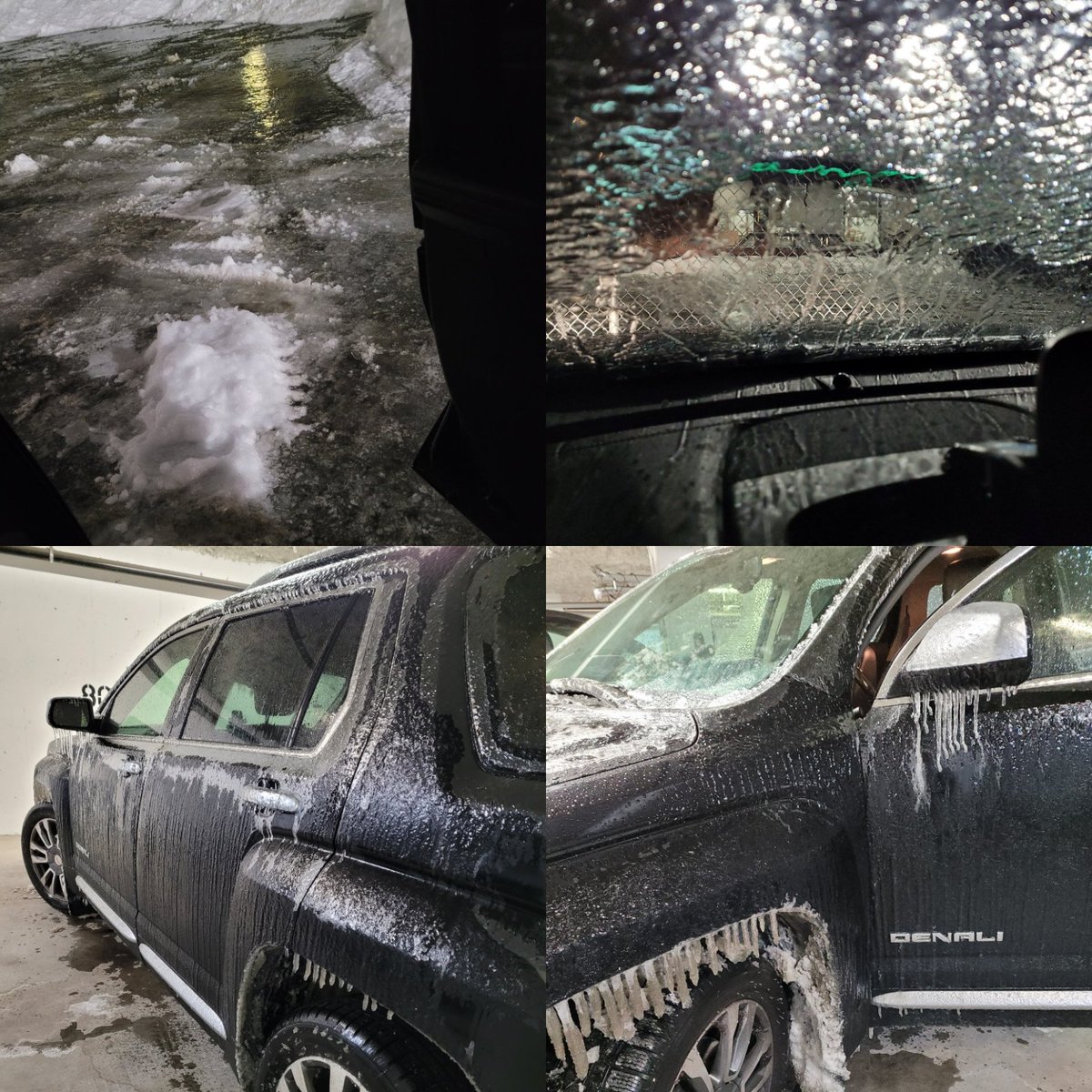 What a night #freezingrain Thank Goodness made it home 🙏