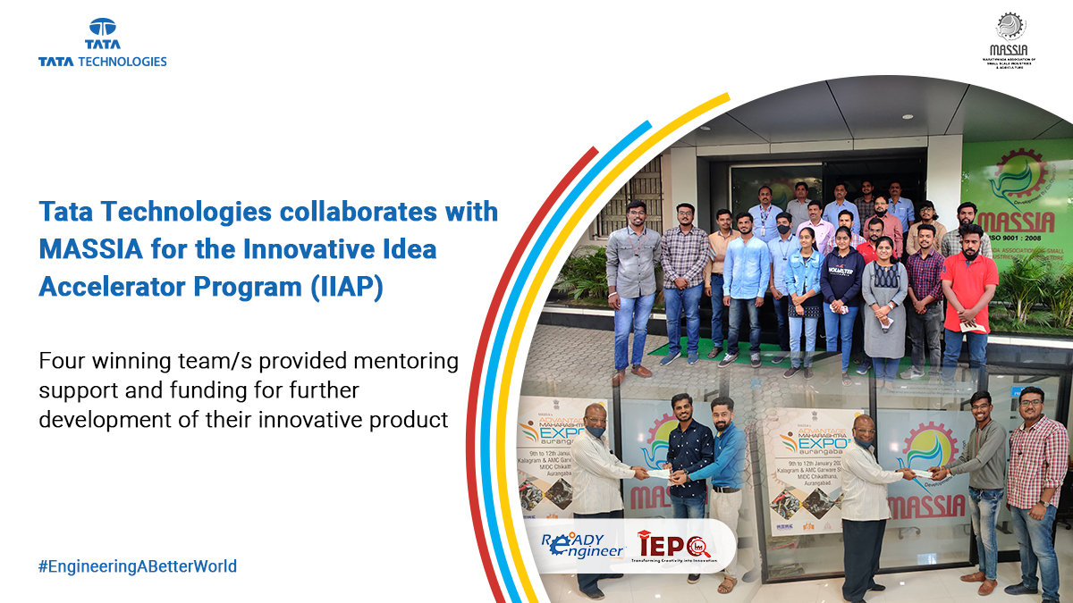 Tata Technologies (@tatatech_news) on Twitter photo Tata Technologies' vision is #EngineeringABetterWorld, a world that is better for us & our communities. As part of our #ReadyEngineer CSR program, we collaborated with <a href="/Massiaifc/">MASSIA IFC</a> & <a href="/iepc_india/">Innovation and Entrepreneurship Promotion Center</a> for an 💡Idea Accelerator Program that supports innovative ideas & entrepreneurship Tata Technologies' vision is #EngineeringABetterWorld, a world that is better for us & our communities. As part of our #ReadyEngineer CSR program, we collaborated with <a href="/Massiaifc/">MASSIA IFC</a> & <a href="/iepc_india/">Innovation and Entrepreneurship Promotion Center</a> for an 💡Idea Accelerator Program that supports innovative ideas & entrepreneurship