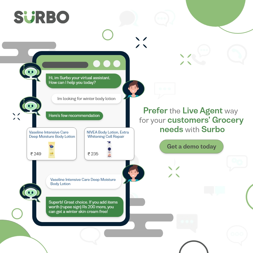 cwsurbo's tweet photo. Help your business engage quickly with your customers and prospects. Let a live agent take over whenever your customer needs handholding.   

To explore more, get a demo today: https://t.co/YGL2PaOHZz 

#Surbo #Chatbot #LiveAgent https://t.co/ndK3BtEQaM