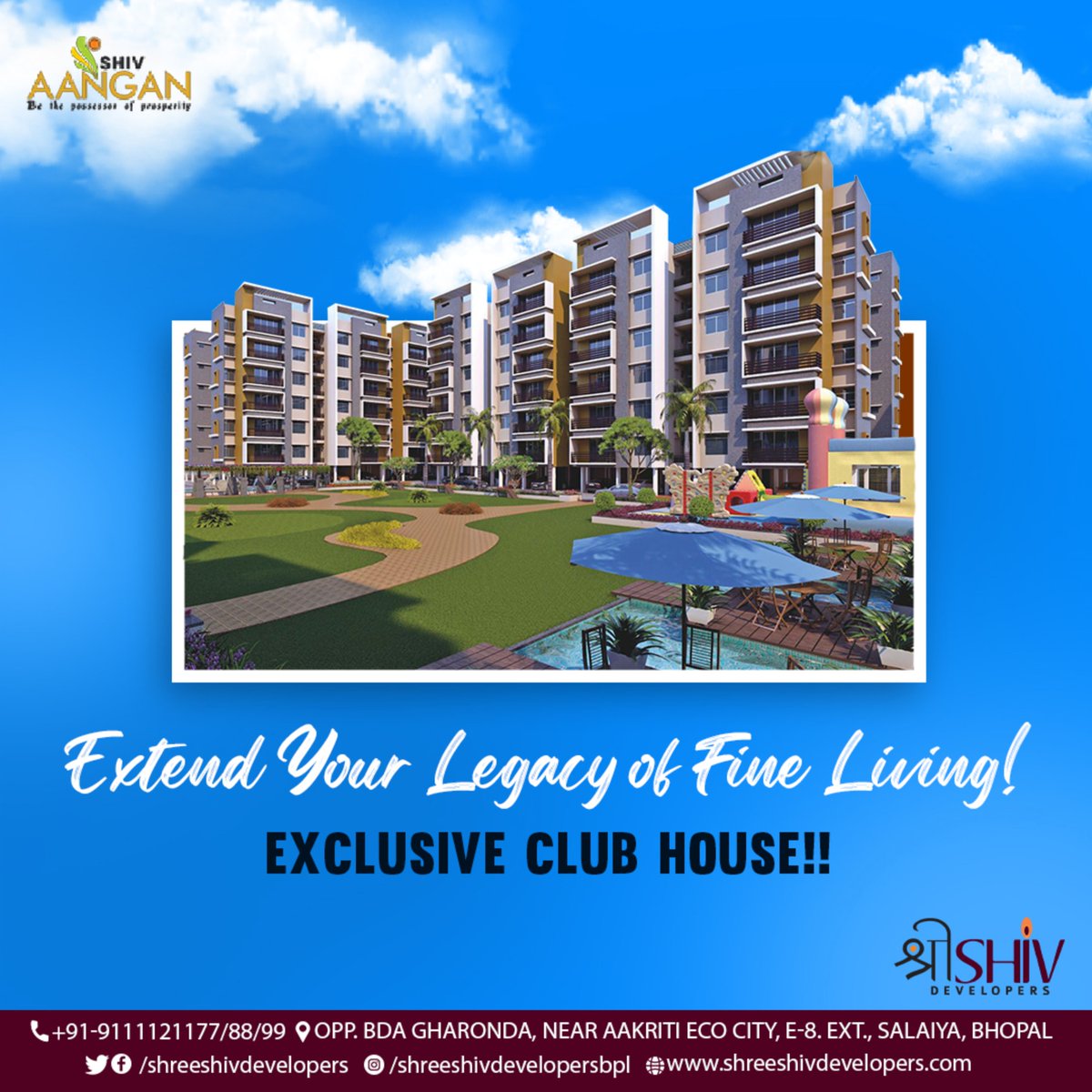 shreeshivdev's tweet photo. Have Ultimate Recites from Busy Schedules!
.
Contact Us: +91 911 112 1177 / 88 / 99
Visit: https://t.co/rme3QuaRJv
Address: Opp. BDA Gharonda, Near Aakriti Eco City, E-8. EXT. Salaiya Bhopal
.
#ShreeShivDevelopers #ShivAangan #propertyinbhopal #bhopalrealestate #Bhopal #builders https://t.co/RVzztnSYqY