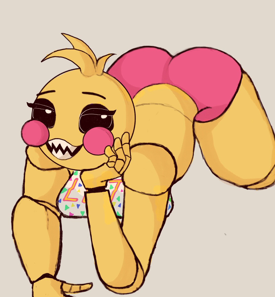 un short muy sexy #ToyChica #FNAF #nsfw #nsfwart #fnaffanart.