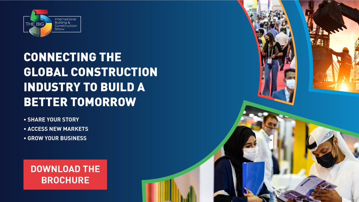 Big5Exhibitions's tweet photo. Preparations are in full swing for The Big 5 taking place on 5-8 Dec 2022 at @DWTCOfficial. With 2K+ exhibitors & 55K+ in-person visitors, we’re planning to make your exhibiting experience better than ever before.
Download the brochure here: https://t.co/gGG0duPABC https://t.co/LuD03GbXY6