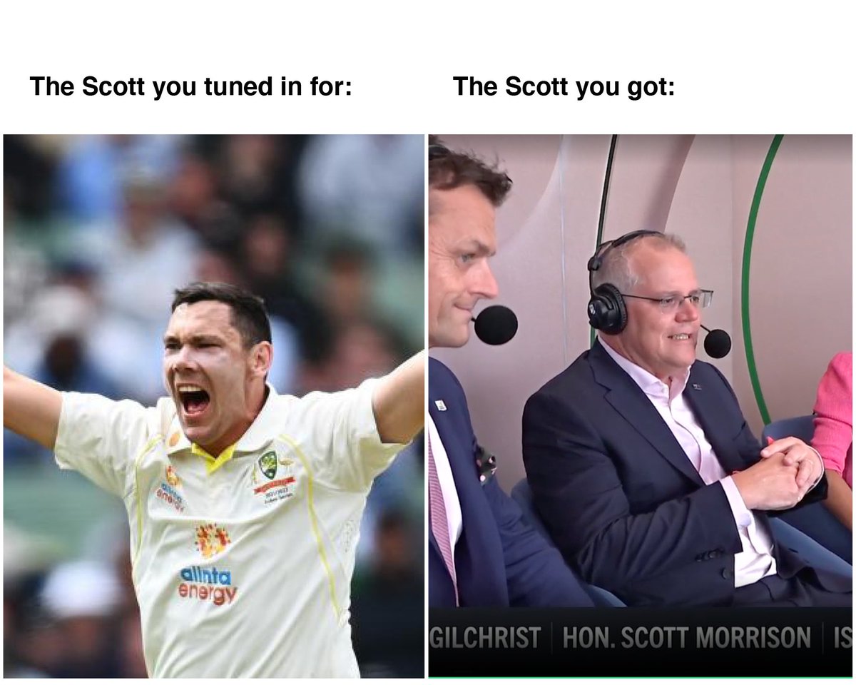 I think we were all just trying to take a break from him #ashes