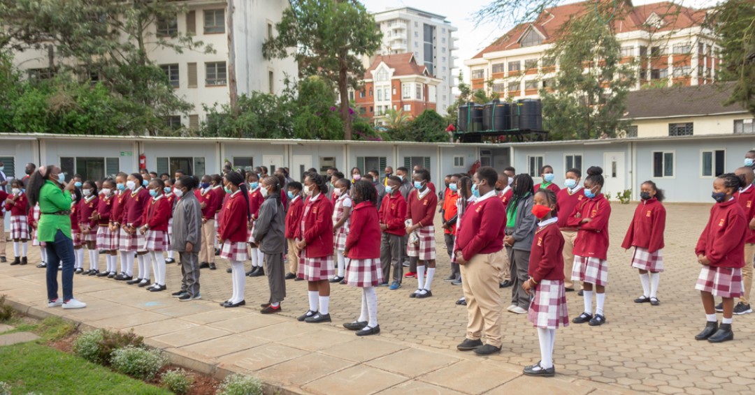 KiotaSchool's tweet image. First assembly of the term. Getting started with term 3 2021. Looking forward to an amazing educative and fun-filled term.  #KiotaLife #FirstAssembly