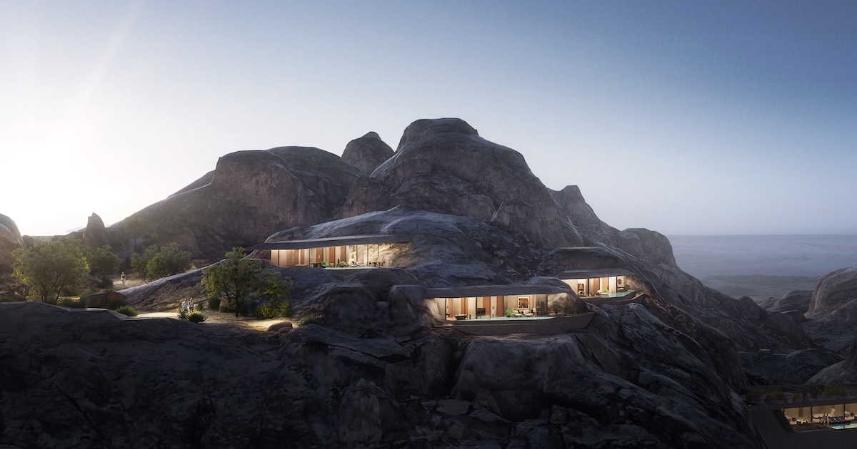 zaibatsu's tweet image. Hidden ‘Desert Rock’ Resort Is Tucked Away in the Mountains of Saudi Arabia mymodernmet.com/desr-rock-saud… #Architecture #desertarchitecture