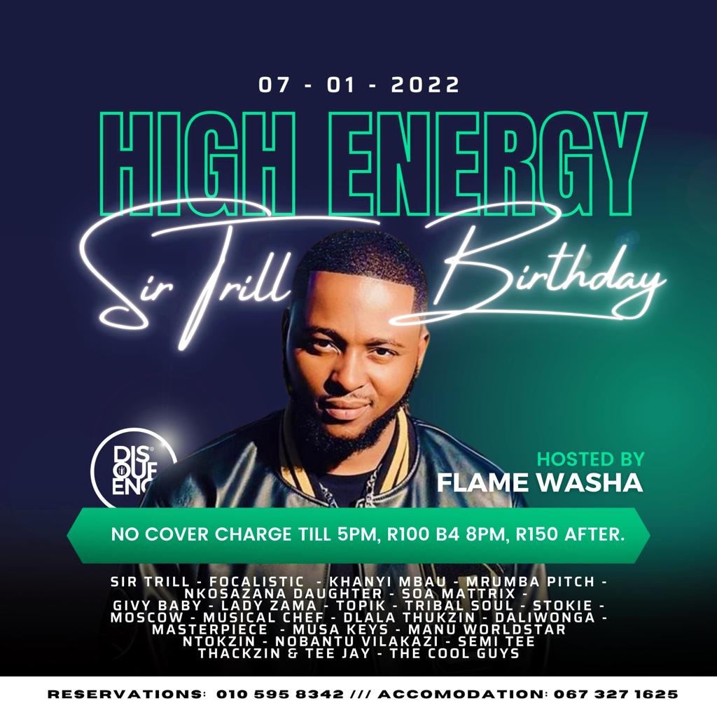 Ladies love <a href="/DISOUFENG_PUB/">Disoufeng Pub & Restaurant</a> #Highenergyfridays

Pull up today for <a href="/SIR_TRILLSA/">GHOST</a> version of #Highenergyfridays as he celebrates his Bday

<a href="/FOCALISTIC/">President ya Straata 👨🏾‍💼</a>
<a href="/dlalathukzin_/">UNCLE DLALA</a>
<a href="/DaliWongaSA/">CHAMELEON</a>
<a href="/MbauReloaded/">KHANYI MBAU</a>
@DeMthudaSA
<a href="/djstokiesa/">@djstokieSA</a>
<a href="/semi_tee/">Semi Tee</a>
<a href="/VilakaziNobantu/">Nobantu Vilakazi</a>
<a href="/Manu_WorldStar/">W.RLD</a>
<a href="/MusaKeyss/">Musa Keys</a> &amp; many more